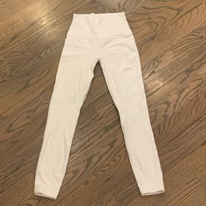 Lululemon Align high-rise 25” white leggings size 2